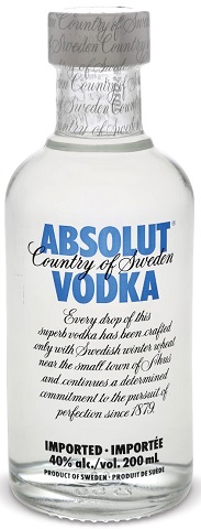 absolut vodka 200 ml single bottle edmonton liquor delivery