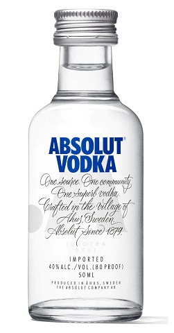 absolut vodka 50 ml single bottle edmonton liquor delivery