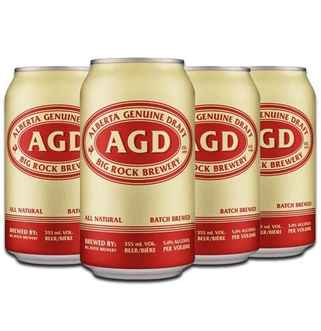 alberta genuine draft 355 ml - 6 cans edmonton liquor delivery