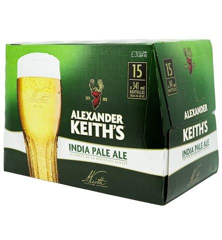 alexander keith's ipa 341 ml - 15 bottles edmonton liquor delivery