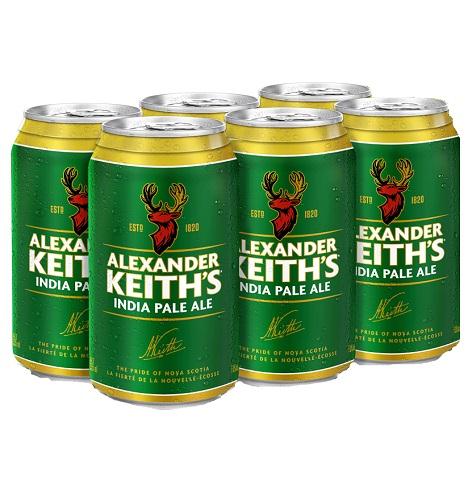 alexander keith's ipa 355 ml - 6 cans edmonton liquor delivery
