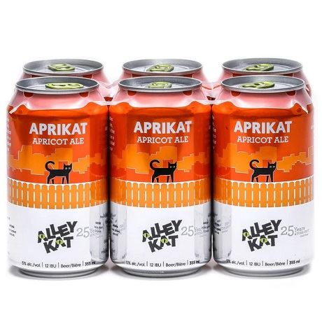 alley kat apricot ale 355 ml - 6 cans edmonton liquor delivery