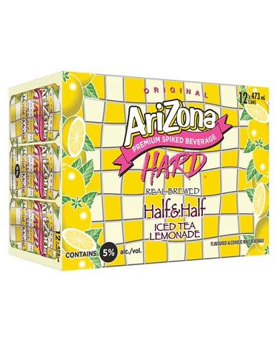 arizona hard half & half ice tea lemonade 355 ml - 12 cans edmonton liquor delivery