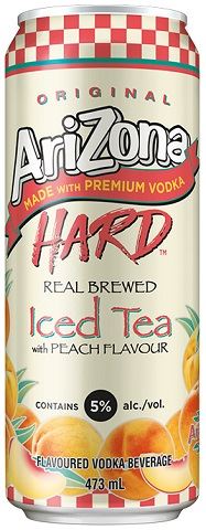 arizona hard peach iced tea 473 ml single can edmonton liquor delivery