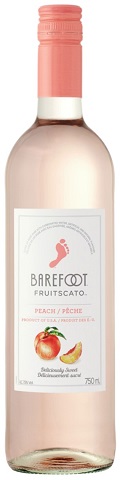 barefoot fruitscato peach moscato 750 ml single bottle edmonton liquor delivery