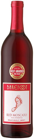 barefoot red moscato 750 ml single bottle edmonton liquor delivery