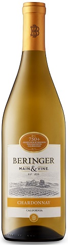 beringer main & vine chardonnay 750 ml single bottle edmonton liquor delivery