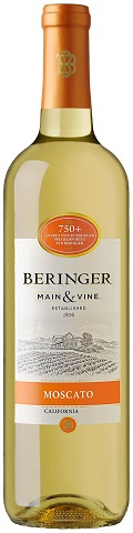 beringer main & vine moscato 750 ml single bottle edmonton liquor delivery