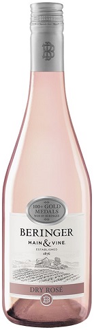 beringer main & vine rose 750 ml single bottle edmonton liquor delivery