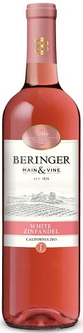 beringer main & vine white zinfandel 750 ml single bottle edmonton liquor delivery