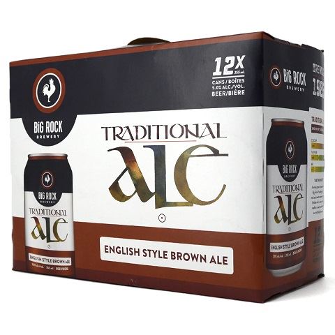 big rock traditional ale 355 ml - 12 cans edmonton liquor delivery