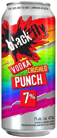 black fly vodka crushed punch 473 ml single can edmonton liquor delivery