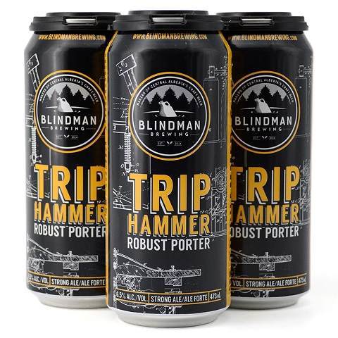 blindman triphammer robust porter 473 ml - 4 cans edmonton liquor delivery