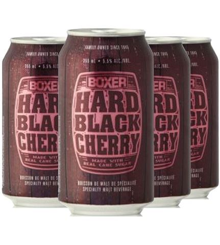 boxer hard black cherry 355 ml - 6 cans edmonton liquor delivery