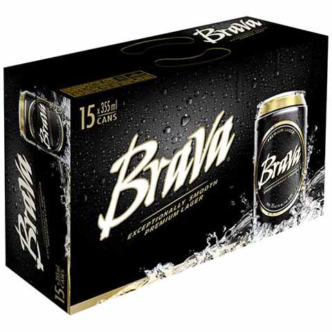 brava 355 ml - 15 cans edmonton liquor delivery