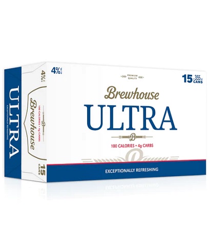 brewhouse ultra 355 ml - 15 cans edmonton liquor delivery