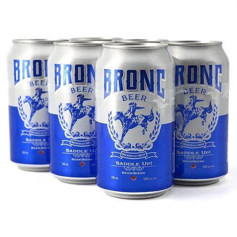 bronc beer 355 ml - 6 cans edmonton liquor delivery