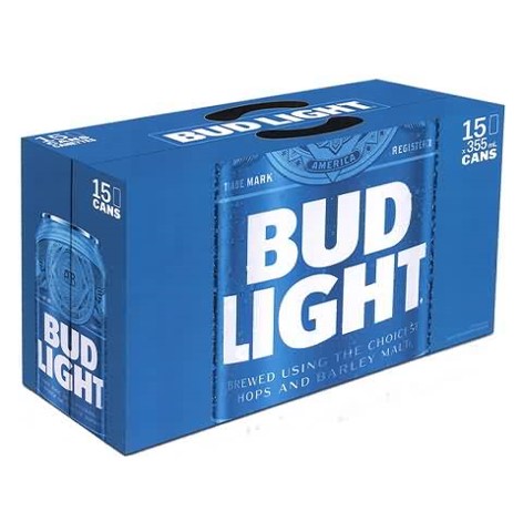 bud light 355 ml - 15 cans edmonton liquor delivery