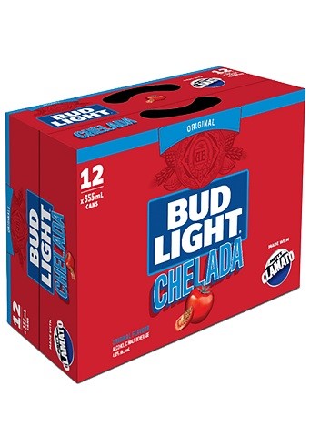 bud light chelada 355 ml - 12 cans edmonton liquor delivery