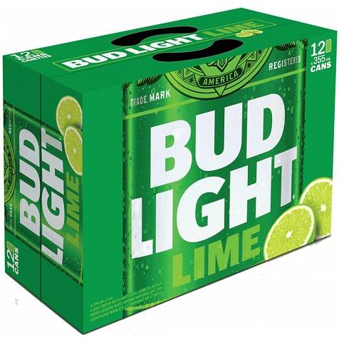 bud light lime 355 ml - 12 cans edmonton liquor delivery