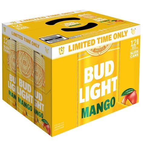 bud light mango 355 ml - 12 cans edmonton liquor delivery