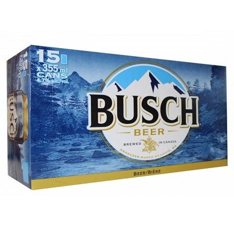 busch 355 ml - 15 cans edmonton liquor delivery