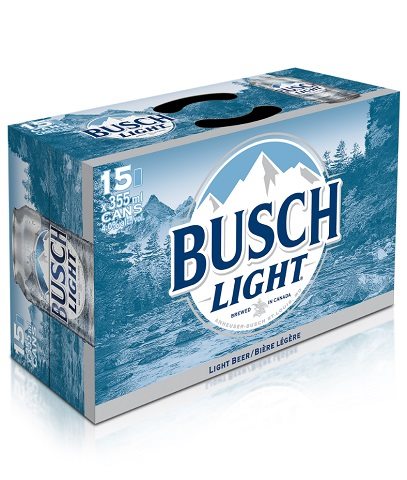 busch light 355 ml - 15 cans edmonton liquor delivery