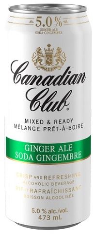 canadian club ginger ale 473 ml single can edmonton liquor delivery