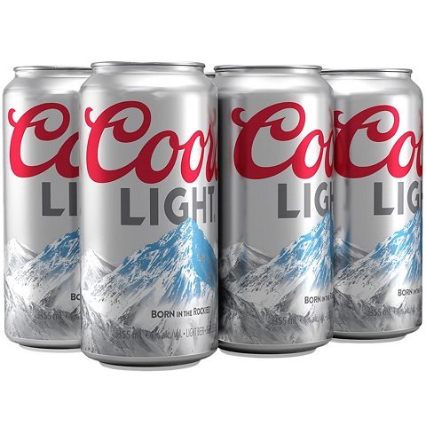 coors light 355 ml - 6 cans edmonton liquor delivery