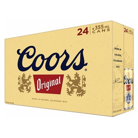 coors original 355 ml - 24 cans edmonton liquor delivery