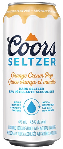 coors seltzer orange cream pop 355 ml 6 cans edmonton liquor delivery