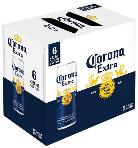 corona extra sleek 355 ml - 6 cans edmonton liquor delivery