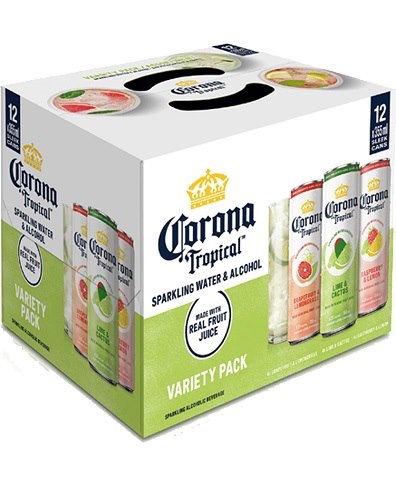 corona tropical variety 355 ml - 12 cans edmonton liquor delivery