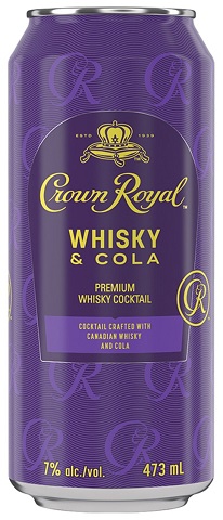 crown royal whisky & cola 473 ml single can edmonton liquor delivery