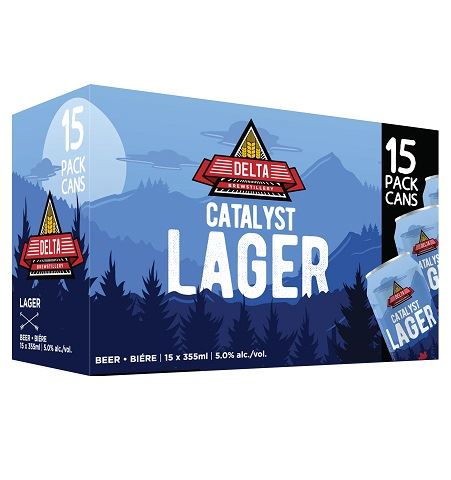 delta catalyst lager 355 ml - 15 cans edmonton liquor delivery