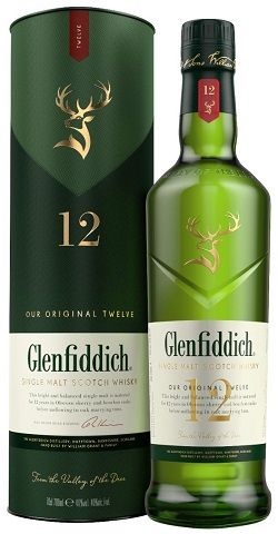 glenfiddich 12 year old single malt 750 ml single bottle edmonton liquor delivery
