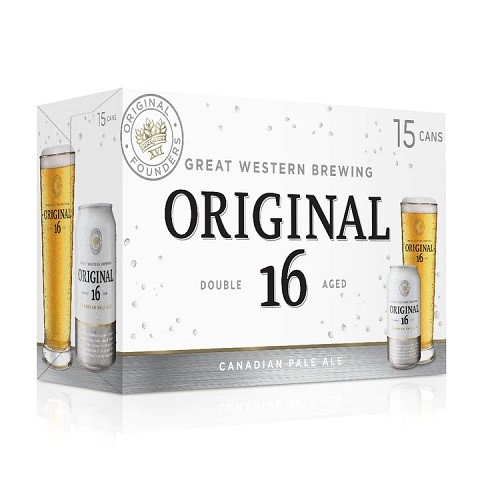 great western original 16 pale ale 355 ml - 15 cans edmonton liquor delivery