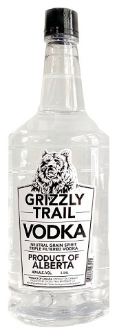 grizzly trail vodka 1.14 l single bottle edmonton liquor delivery