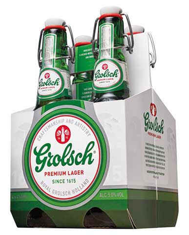 grolsch premium pilsner 450 ml - 4 bottles edmonton liquor delivery