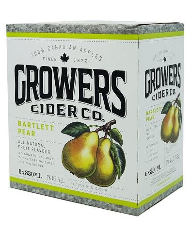 growers pear 330 ml - 6 bottles edmonton liquor delivery