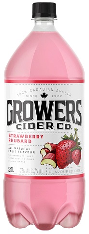 growers strawberry rhubarb 2 l - single bottle edmonton liquor delivery