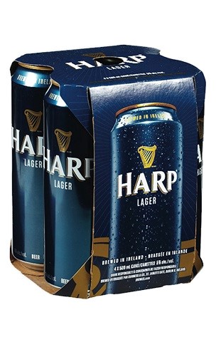 harp lager 500 ml - 4 cans edmonton liquor delivery