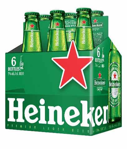 heineken 330 ml - 6 bottles edmonton liquor delivery