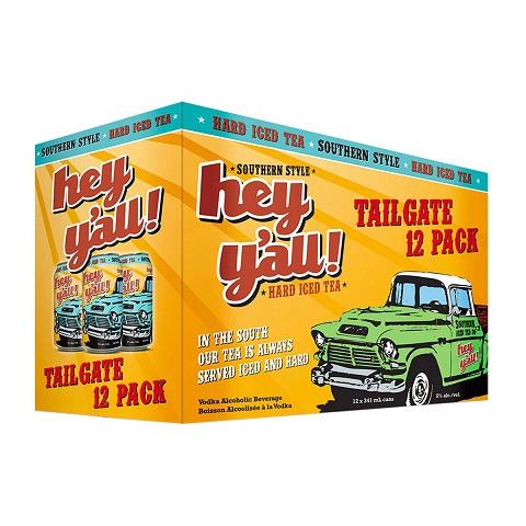 hey y'all hard iced tea orignal 341 ml - 12 cans edmonton liquor delivery