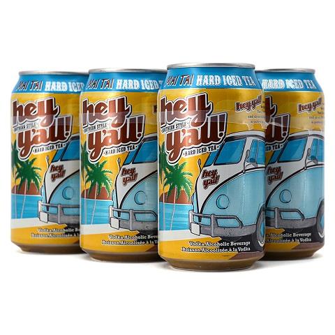 hey y'all mai tai hard iced tea 341 ml - 6 cans edmonton liquor delivery