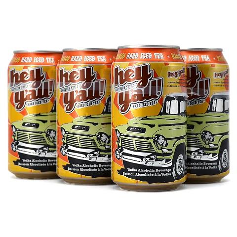 hey y'all mango hard iced tea 341 ml - 6 cans edmonton liquor delivery