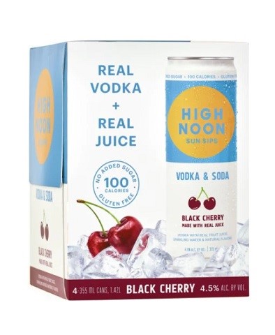 high noon black cherry 355 ml - 4 cans edmonton liquor delivery