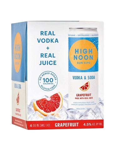 high noon grapefruit 355 ml - 4 cans edmonton liquor delivery