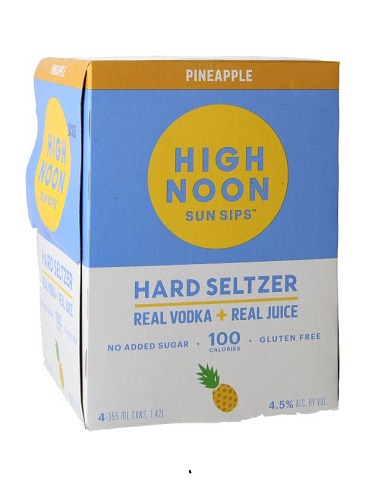 high noon pineapple 355 ml - 4 cans edmonton liquor delivery