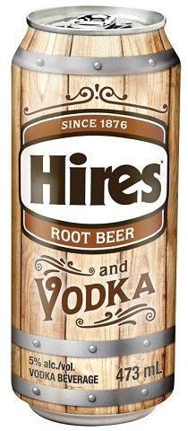 hires root beer & vodka 473 ml single can edmonton liquor delivery